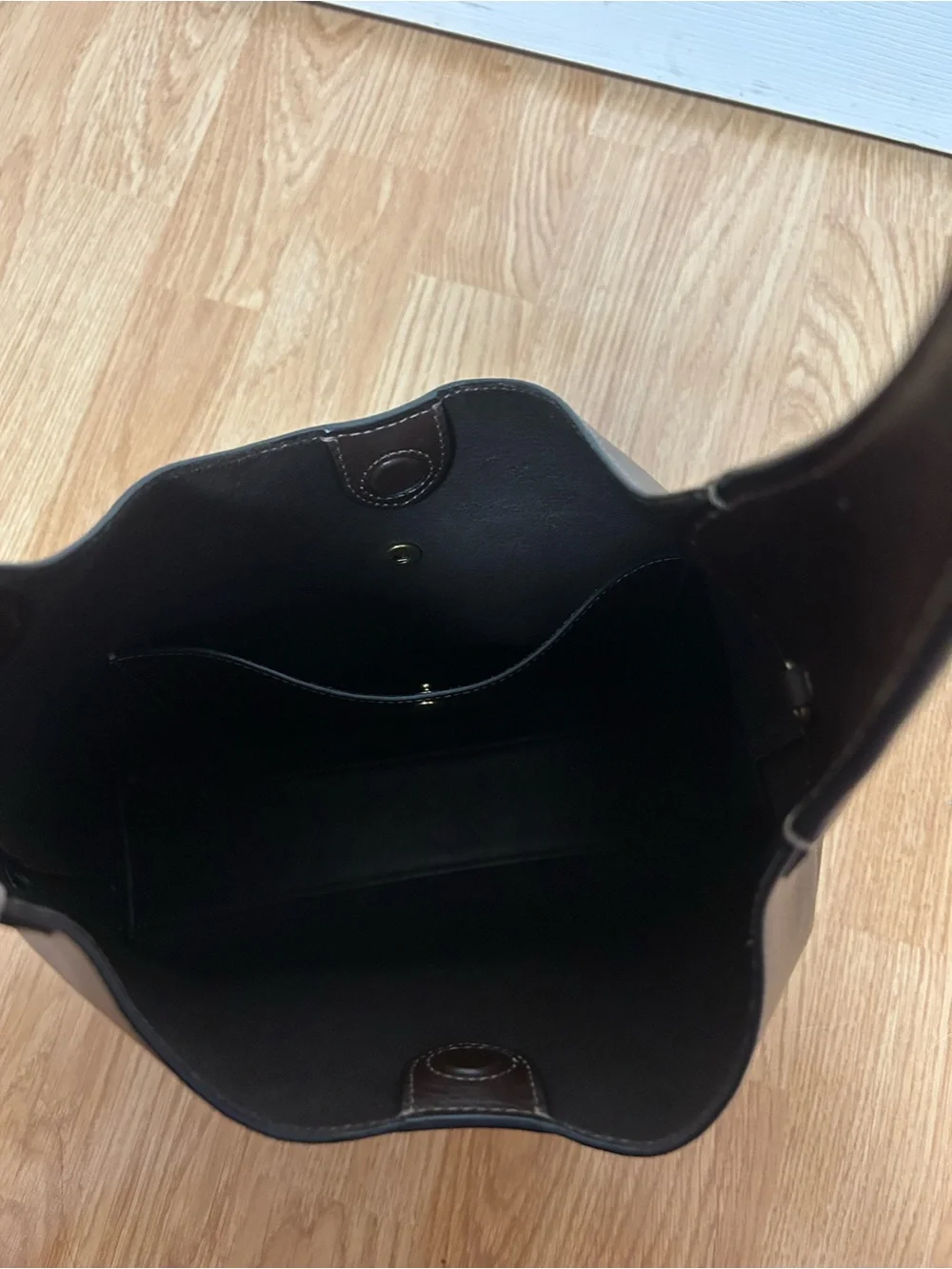 Coach Brooklyn Chocolate Brown Leather Shoulder bag